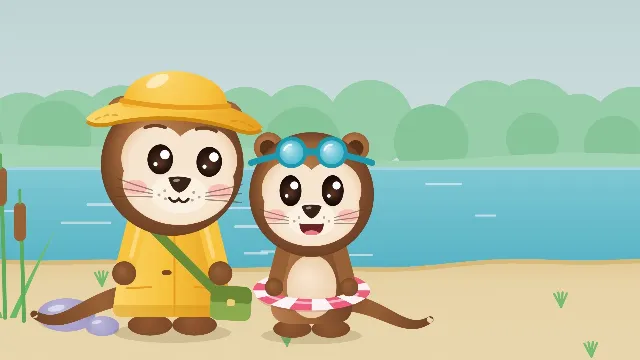 Scene from Pebble & Splosh: The Rainy Day Rumble