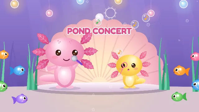 Scene from Zuzu & Bloop: Zuzu's Croaky Concert